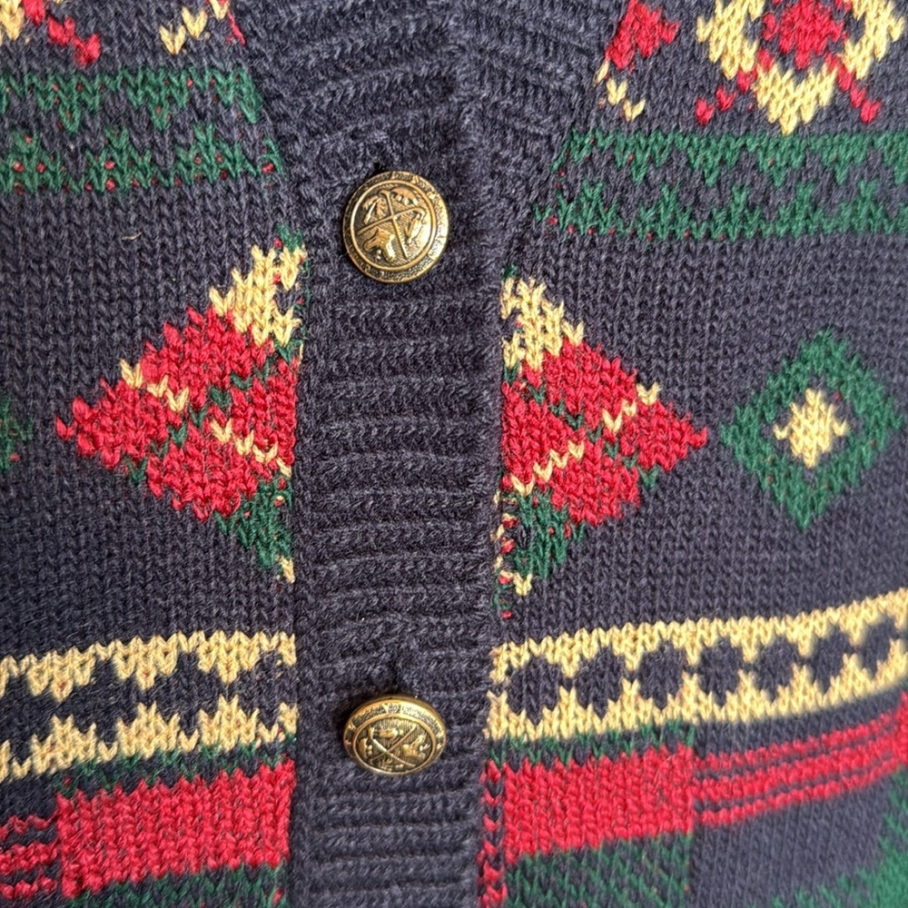 Vintage Grandpa Alfred Dunner Sweater Vest‎ - Large - Picture 4 of 6